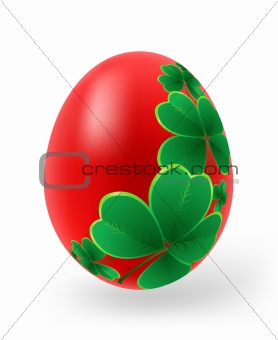 Easter eggs with decor elements