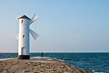 windmill on the seashore 