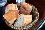 bread in basket 