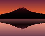 the sacred mountain of Fuji 