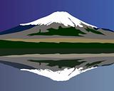 the sacred mountain of Fuji 