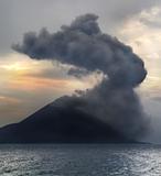 Volcano eruption.  Krakatau