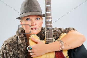 Portrait Guitar Girl