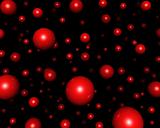 Red spheres