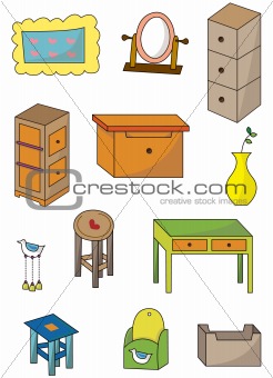 cartoon furniture icon