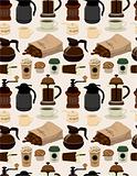 seamless coffee pattern