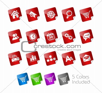 Web Site & Internet // Stickers Series