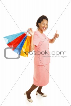 Happy Shopper - Thumbsup