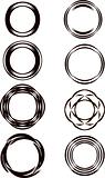Circular designs of circular swirls