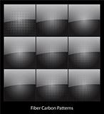 A collection of fiber carbon patterns