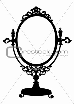 Victorian Standing Mirror