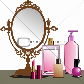 Make Up and Mirror
