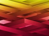 Red and Yellow abstract geometric lines background.