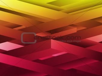 Red and Yellow abstract geometric lines background.