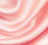 Smooth elegant pink silk as background