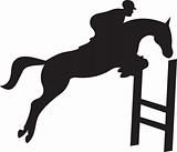 Horse silhouette. Vector illustration
