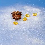 Star Anise with Yellow Stones