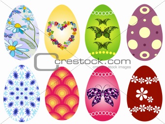 Collection Easter`s eggs