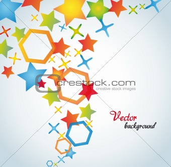 Abstract colorful background.