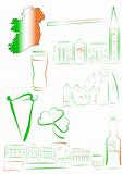 Ireland sights and symbols