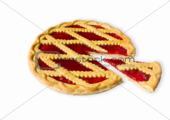  pie with cherry jam