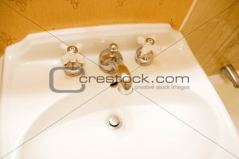 Interior of the room - Sink in the bathroom