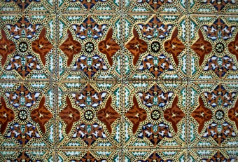 Portuguese glazed tiles.