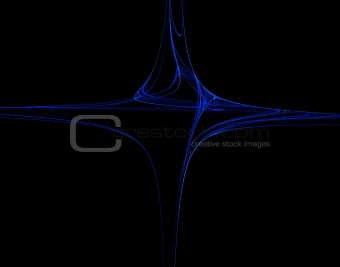 Abstract fractal cross background 