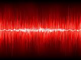 Abstract waveform vector background. EPS 8