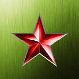 Festive background with red star. EPS 8