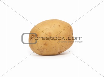 Potato On White