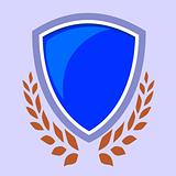 vector blue shield