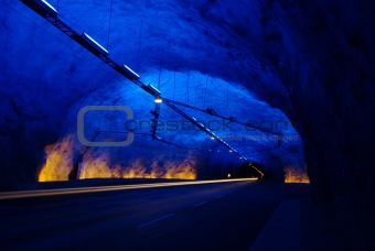 Tunnel with Blue Stopping Bay