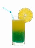 Blue Curacao and Orange Juice