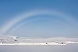 rainbow in Antarctica