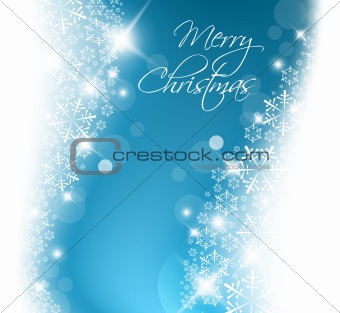 Light blue abstract Christmas background