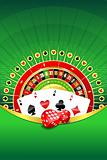 Abstract background with gambling elements