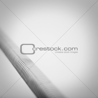 Square background with iron string