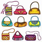 Set of purses