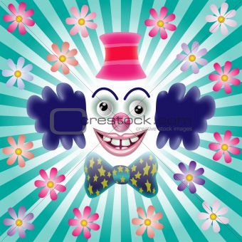 The smiling clown