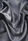 Smooth elegant grey silk as background 
