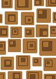 Retro brown squares