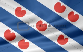 Flag of Friesland - Netherlands