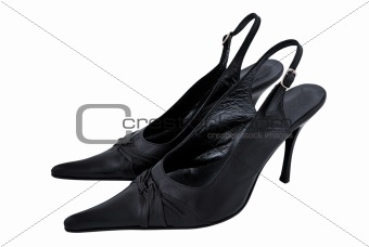 black ladies shoes