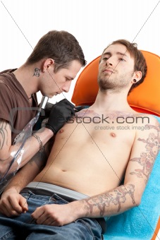 tattooing vertical