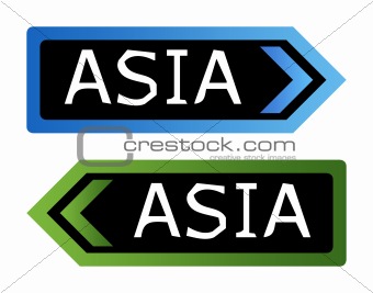 Asia road signs