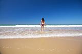 bikini woman at seashore