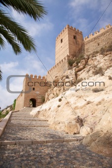 entrance to Almeria castle