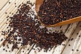 black quinoa scoop