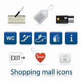 Shopping mall icons